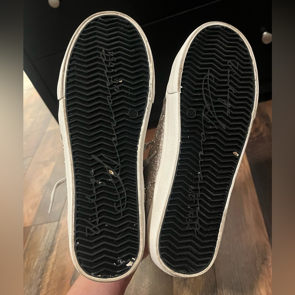 EUC Shu Shop Women’s Hailey Glitter High-Top Sneakers - Picture 8 of 8